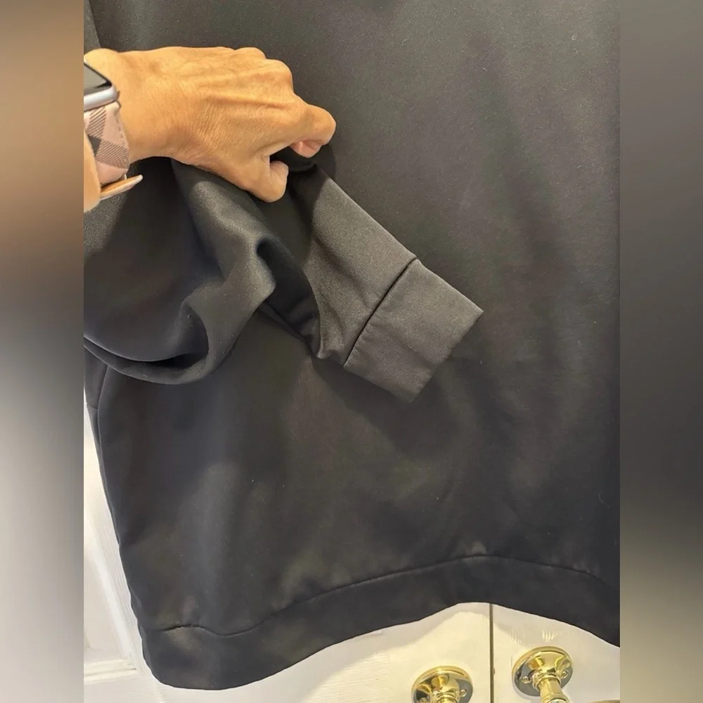 Air Jordan Black Pullover Hoodie Kangaroo Pocket Jumpman Logo Size L‎